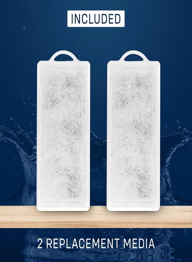 SubstrateSource Mighty Aquarium Filter HOB Replacement Media - Fish Tank Filters Replacement, Hang-on-Back Small Aquarium Filter, Replacement Filter Cartridge - S MG04 Replacement Cartridge, 2-Pack - Image 4